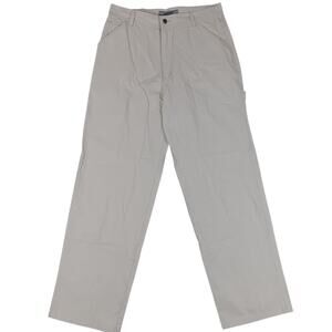 Steve & Barry's Original Carpenter Pants Men's 33X32 Cream Y2K Utility Workwear